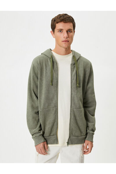 Koton Erkek Haki Sweatshirt