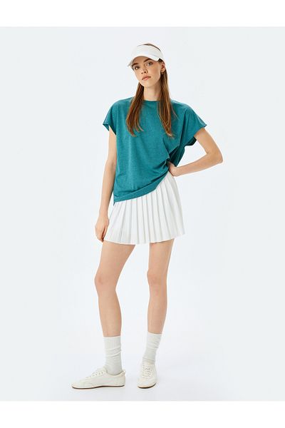 Koton Tricou sport supradimensionat cu mânecă scurtă