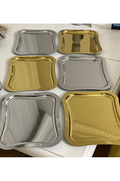 Elzemm store Gold and Silver Italian Wavy Model Straight 6-Piece Presentation...