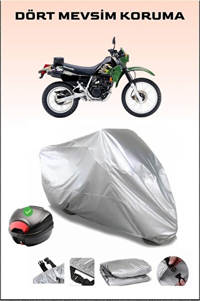 Breen Kawasaki KLR 250 - مشمع دراجة نارية متين مقاوم للماء ومتوافق مع الحقيبة...