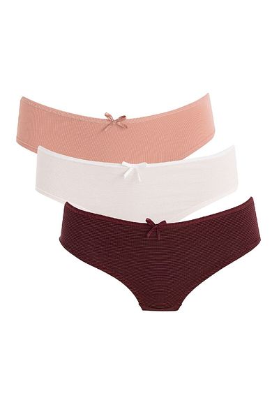 DeFacto 3er-Pack Basic Slip-Höschen zum Verlieben – D6400ax24au