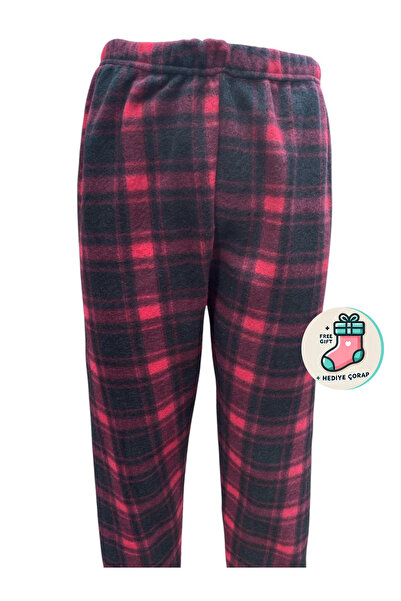Ladytime Pantaloni de pijama pentru femei din lână de iarnă fără buzunar, cu ...