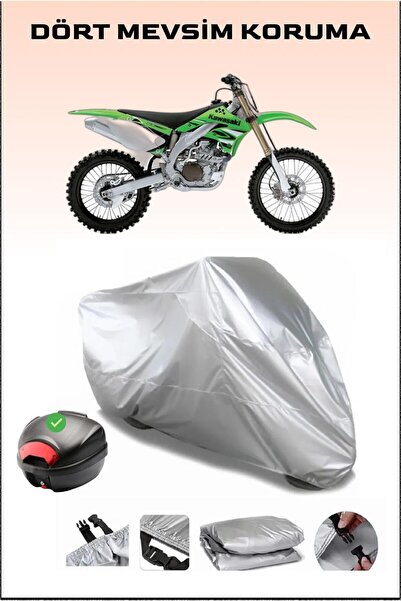 Breen Kawasaki KX 450F - مشمع دراجة نارية متين مقاوم للماء ومتوافق مع الحقيبة...