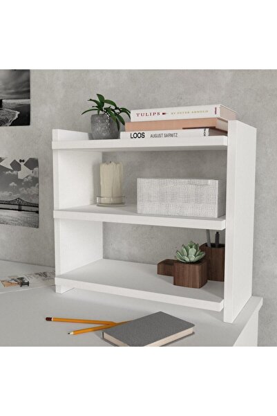dorpek Mia Banko Üstü Tezgah Üstü Çok Amaçlı Raf Beyaz