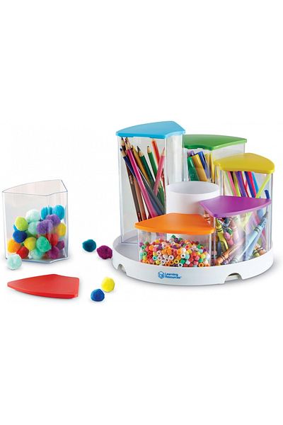 Learning Resources Create A Space See-Thru Spinning Bins-LER3711
