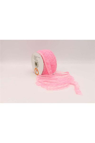 Gül 25 Mt Baby Pink - 18 mm Width Ruffle Tires