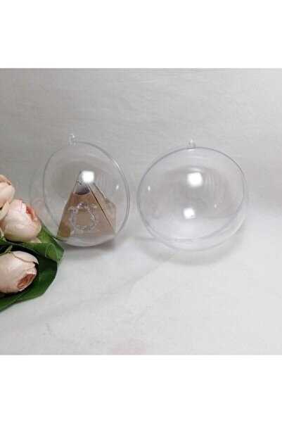 Aker Hediyelik Şeffaf Mika Küre Top 5 Adet