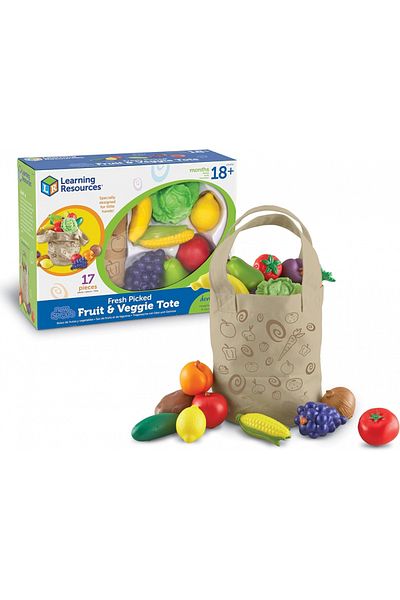 Learning Resources New Sprouts Fruit and Veg Tote-LER9722