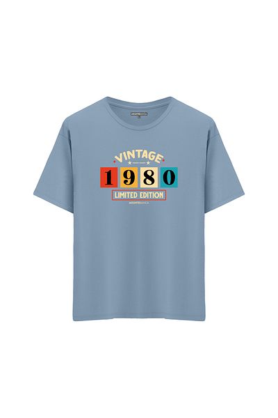 Mounte Bianca Unisex Vintage 1980 - Oversize T-Shirt
