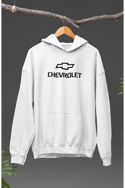 Fuddy Moda C-10 Unisex Hooded Sweatshirt - Back Printed, Car Themed Classic Hoodie
