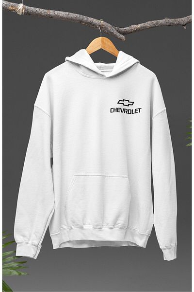 Fuddy Moda Unisex Oversize Hooded Sweatshirt - Back Printed, Car Themed Hoodie