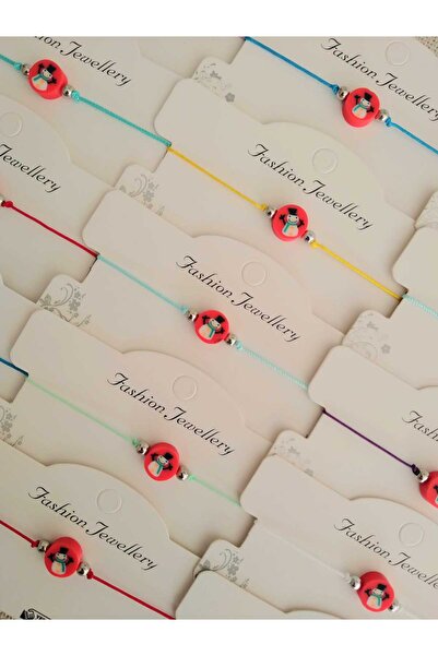 AKSESUARIM Christmas Karne Gift Preschool Student Snowman Bracelet 10Pcs