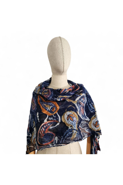 Hedea Blue Rain Women's Shawl