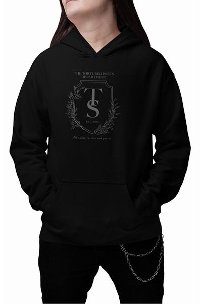 Fuddy Moda 2024 Establishment Ttpd - Unisex Taylor Swift Back Printed Oversize Hooded Sweatshirt