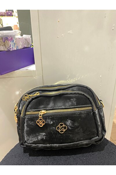 GÖNÜL Kadife el Omuz Çantası