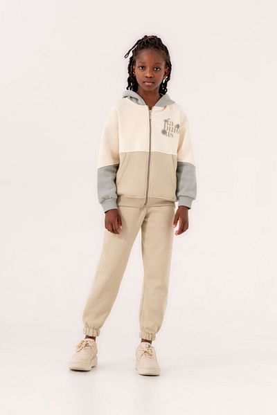 HAUSEkids Σετ ζακέτα 6-9 ετών Green Fabulous Girl