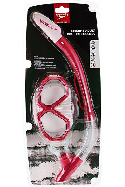 SPEEDO Unisex Kids Speedo Leisure Adult Dual Lenses Combo Swimming Goggles