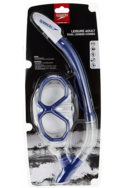 SPEEDO Unisex Kids Speedo Leisure Adult Dual Lenses Combo Swimming Goggles