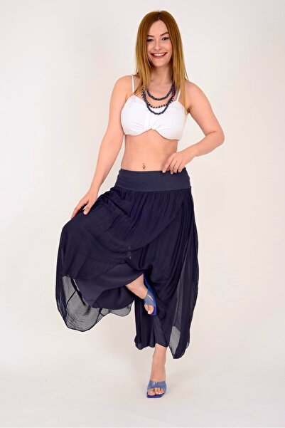 Park Moda 1899 ȘALVAR DE MĂTASE CU CAPAC TĂIAT ASIMETRIC