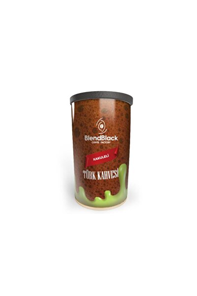 Blendblack Kakule Aromalı Türk Kahvesi Teneke Kutu 250 gr