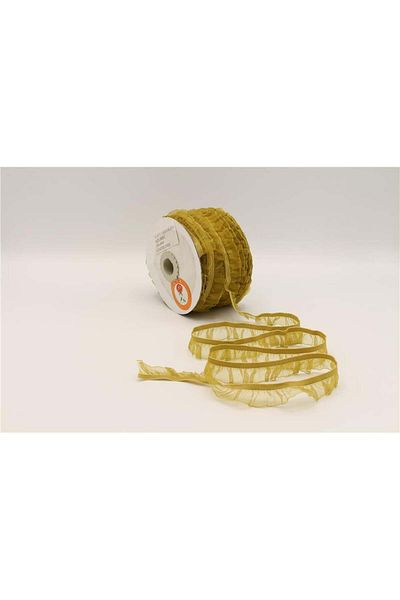 Gül 25 Mt Mustard Ruffle Tires - 18 mm Width
