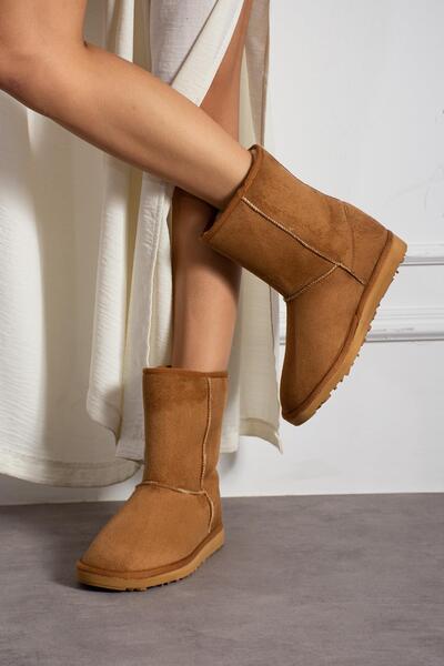 XStreet 03 Süet Kadın Bot Orta Boy İçi Yünlü Bot