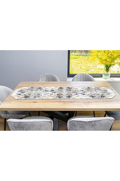 Egebella Multi-Purpose Decorative Digital Printed Non-Slip Base Runner Table Top Decorative Mat