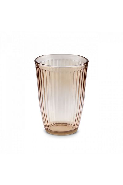 Karaca Gordes 6-Pack Amber Soft Drink Glass - 370 ml
