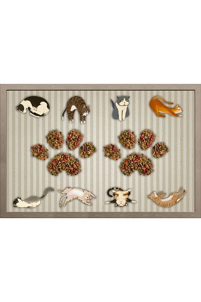 Egebella Multi-Purpose Non-Slip Mat - Food Placemat, Cat Dog