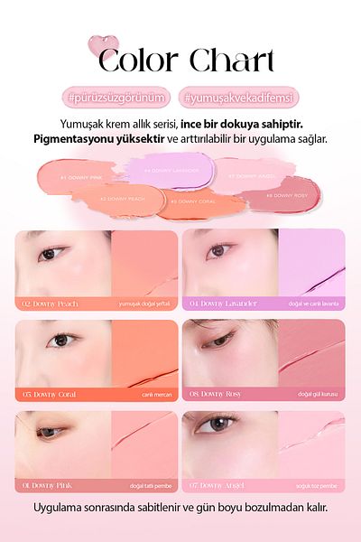BBIA Permanent and Natural Looking Cream Blush Bbia Ready to Wear Downy Cheek