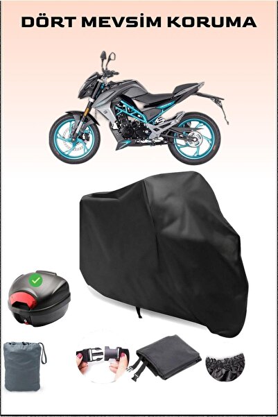 Breen Black Cfmoto 150Nk Rear Bag Compatible Motorcycle Tarpaulin Waterproof ...