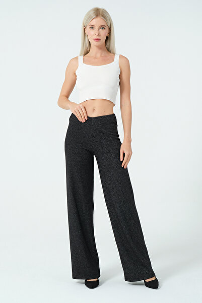 AD Fashion Koyu Renk Siyah Pantolon