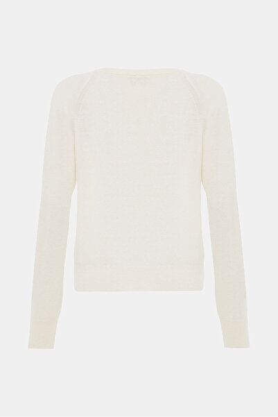 W Collection EKRU O YAKA UZUN KOLLU KAZAK