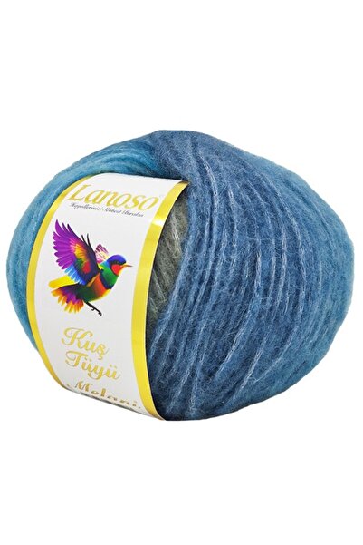 Lanoso Kuştüyü Melange El Örgü Ipliği