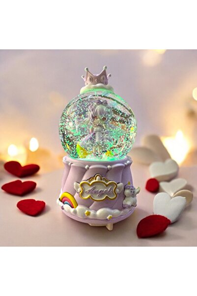 Genel Markalar IŞIKLI MÜZİKLİ YILBAŞI NOEL KAR KÜRESİ ANİME PRENSES SULU KÜRE YILBAŞI HEDİYELERİ YILBAŞI SÜSLERİ