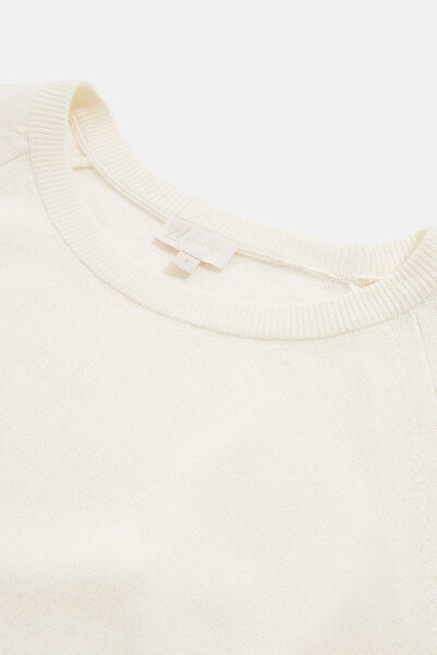 W Collection EKRU O YAKA UZUN KOLLU KAZAK