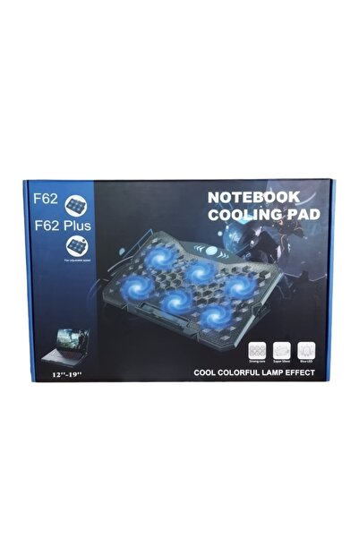 Mettzchrom F62 Plus Gaming Pro Oyuncu Notebook Soğutucu Ledli Ayarlanabilir 6...