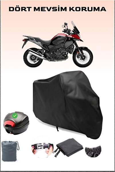Breen Black Honda Vfr 1200 X Crosstourer Rear Bag Compatible Motorcycle Tarpa...