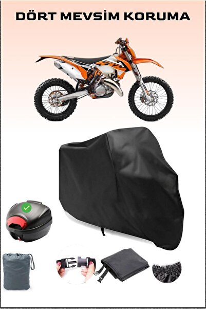 Breen حقيبة خلفية سوداء Ktm 125 Exc متوافقة مع القماش المشمع المقاوم للماء