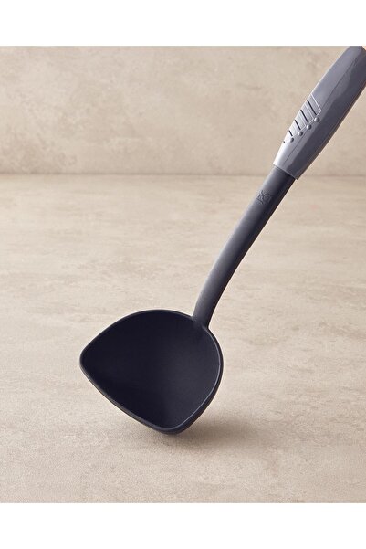 English Home Peny Plastik 29.5 Cm Kepçe Gri