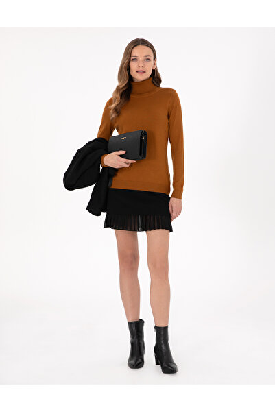 Pierre Cardin Coconut Slim Fit Turtleneck Basic Sweater 50300786-Vr153