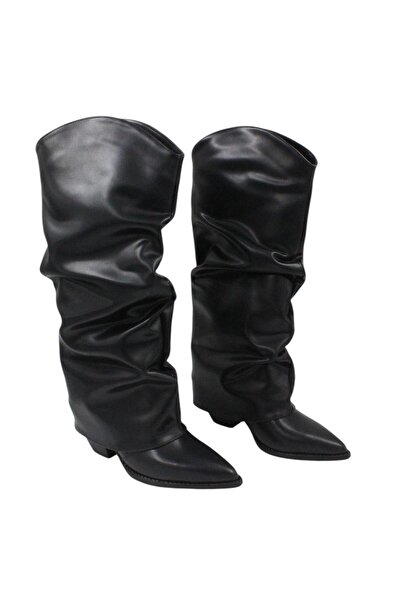 ENDİCAN 277 1161 Kadın Kovboy Çizme SIYAH