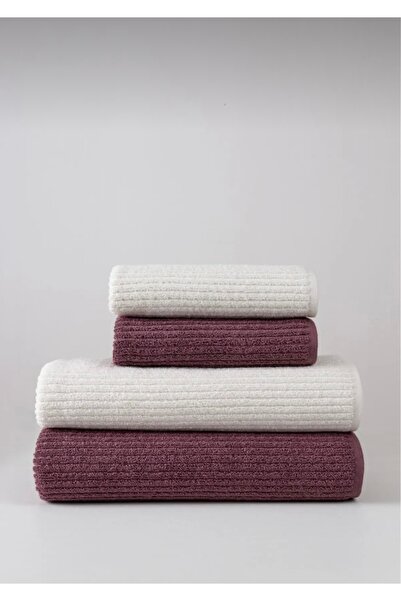 Nurpak %100 Pamuk Banyo Havlu Takımı