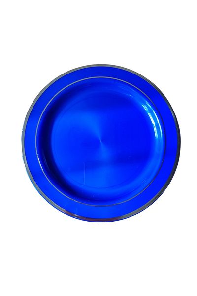 Trade Bazaar Luxury Plastic Mica Round Plate 26 cm