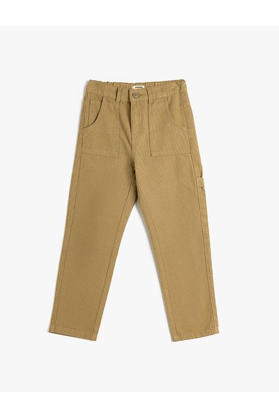 Koton Camel Hair Boy's Trousers 5Wkb40037Tw
