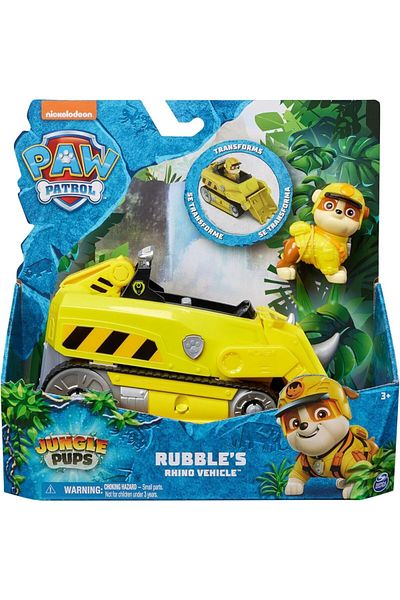 PAW PATROL Rubble's Rhino Vehicle Jungle Pups