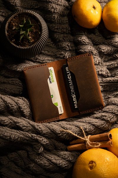 minimal X design Taba Crazy Minimalist X Fold Card Holder - Stylish and Sturdy Handmade