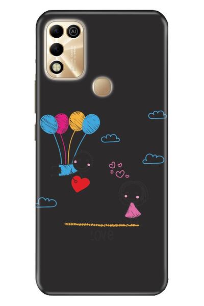 Cekuonline Infinix Hot 11 Play Case Silicone Moderna Illustrated Patterned Tr...