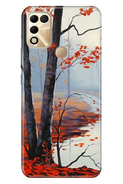 Cekuonline Infinix Hot 11 Play Case Silicone Moderna Illustrated Patterned Au...