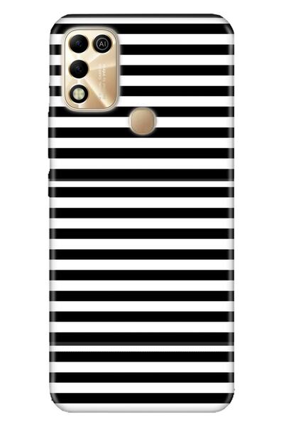 Cekuonline Infinix Hot 11 Play Case Silicone Moderna Illustrated Patterned Bl...